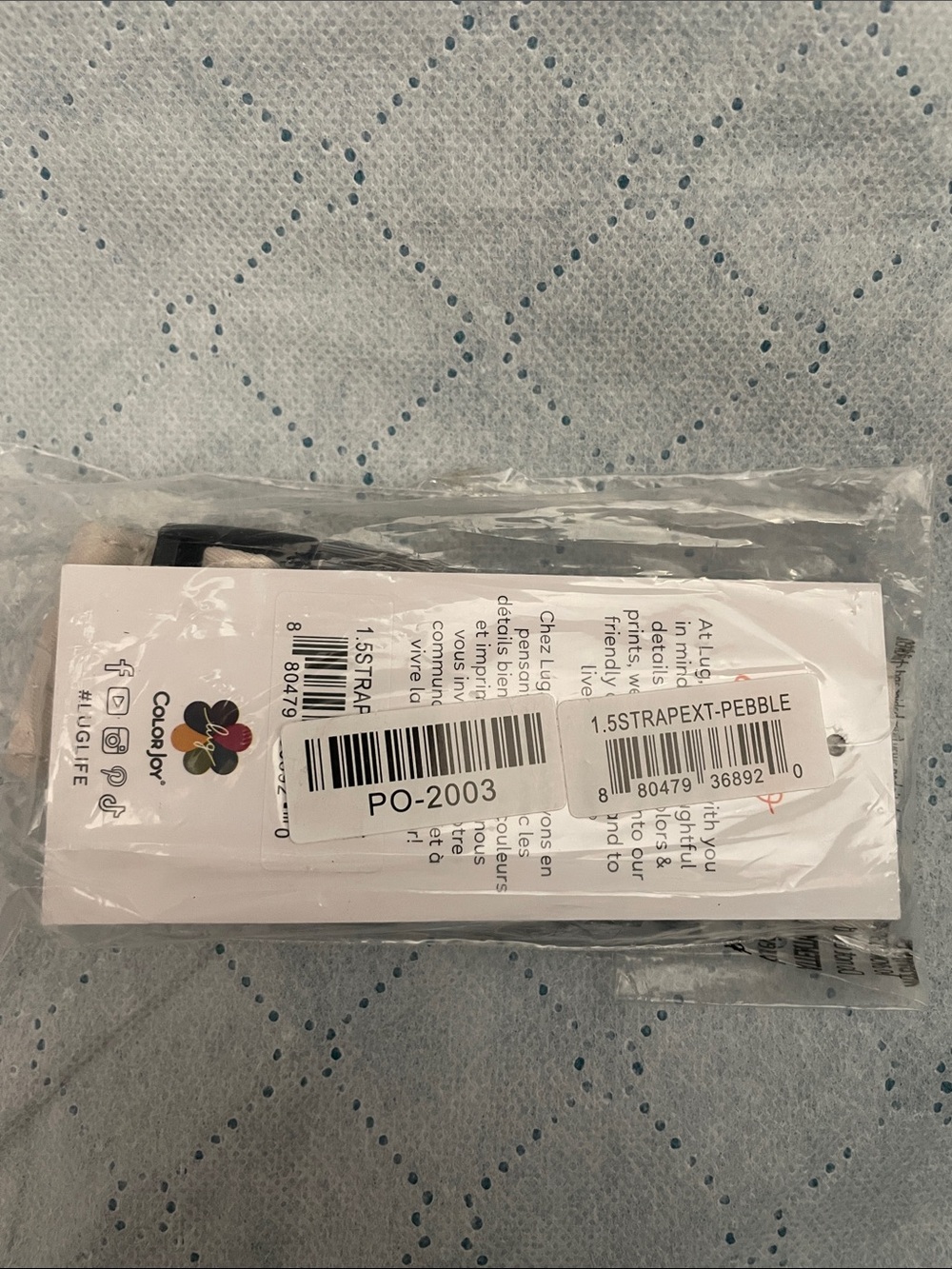 Lug 1.5 Strap Extender Pebble